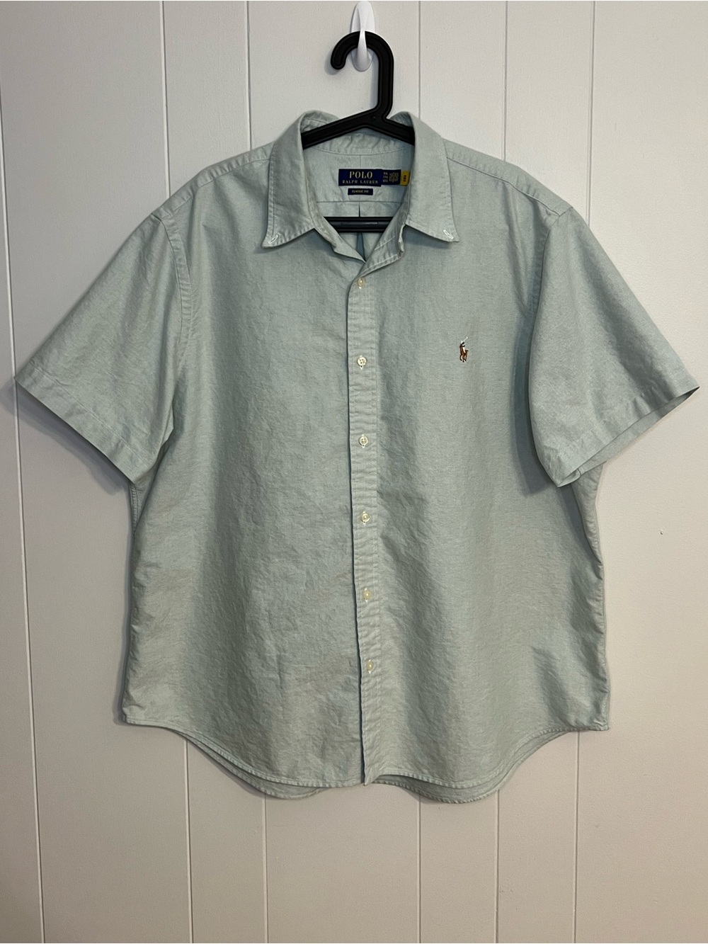 Polo Ralph Lauren Classic Fit Short-Sleeve Oxford Shirt Size XXL